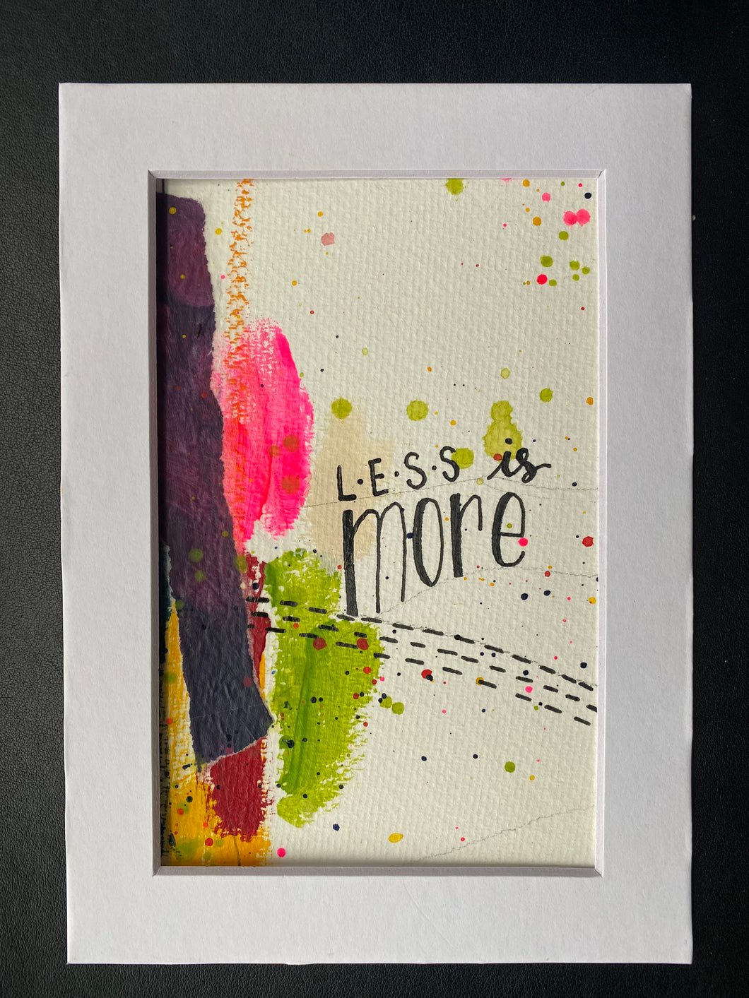 less is more